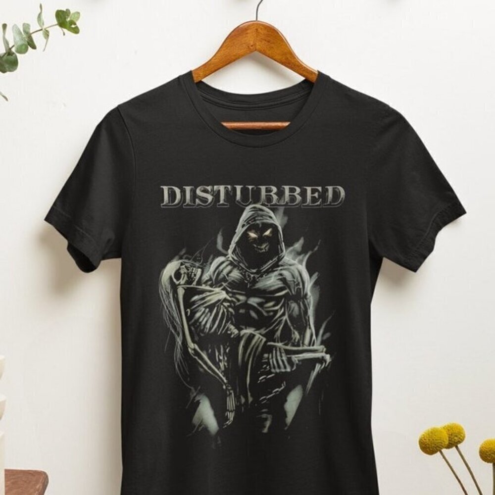 Disturbed Metal Band Tee Breaking Benjamin Graphic Rock Band Shirt Music Tee